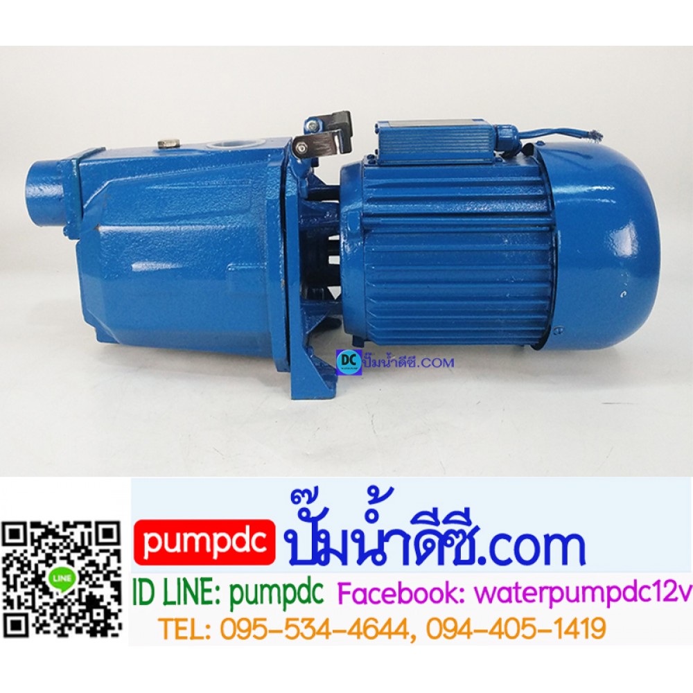 ปั๊มน้ำเจ็ทหอยโข่งโซล่าเซลล์  380W 24V ยี่ห้อMTEC รุ่น JET380-38-5-17-24